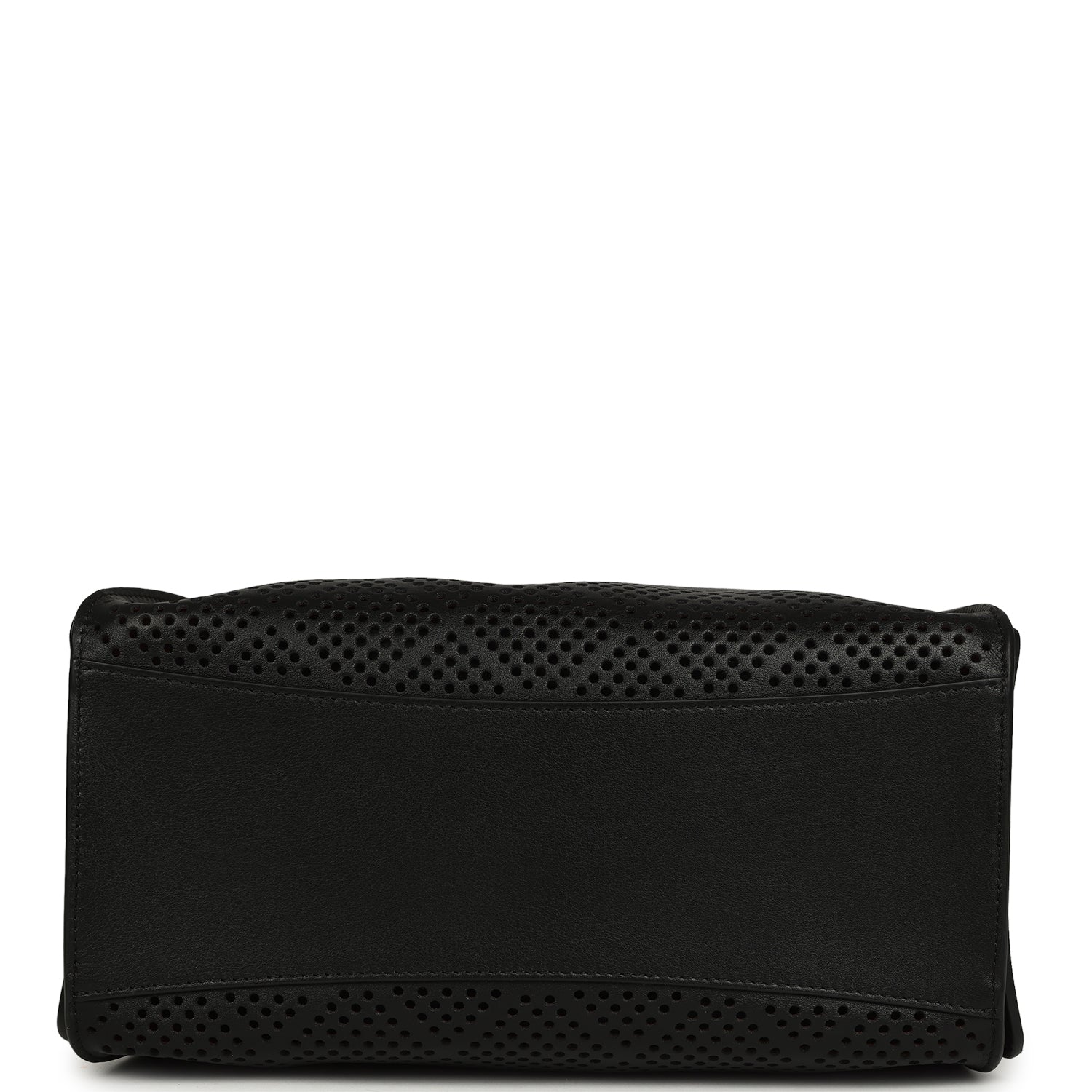 Chanel Small 25 Hobo Bag Black Perforated Calfskin Antique Gold Hardware