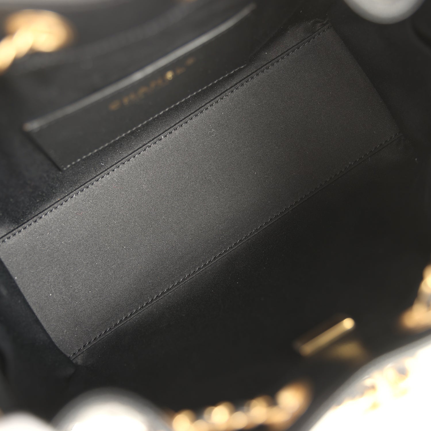 Chanel Mini 25 Hobo Bag Black Caviar Antique Gold Hardware