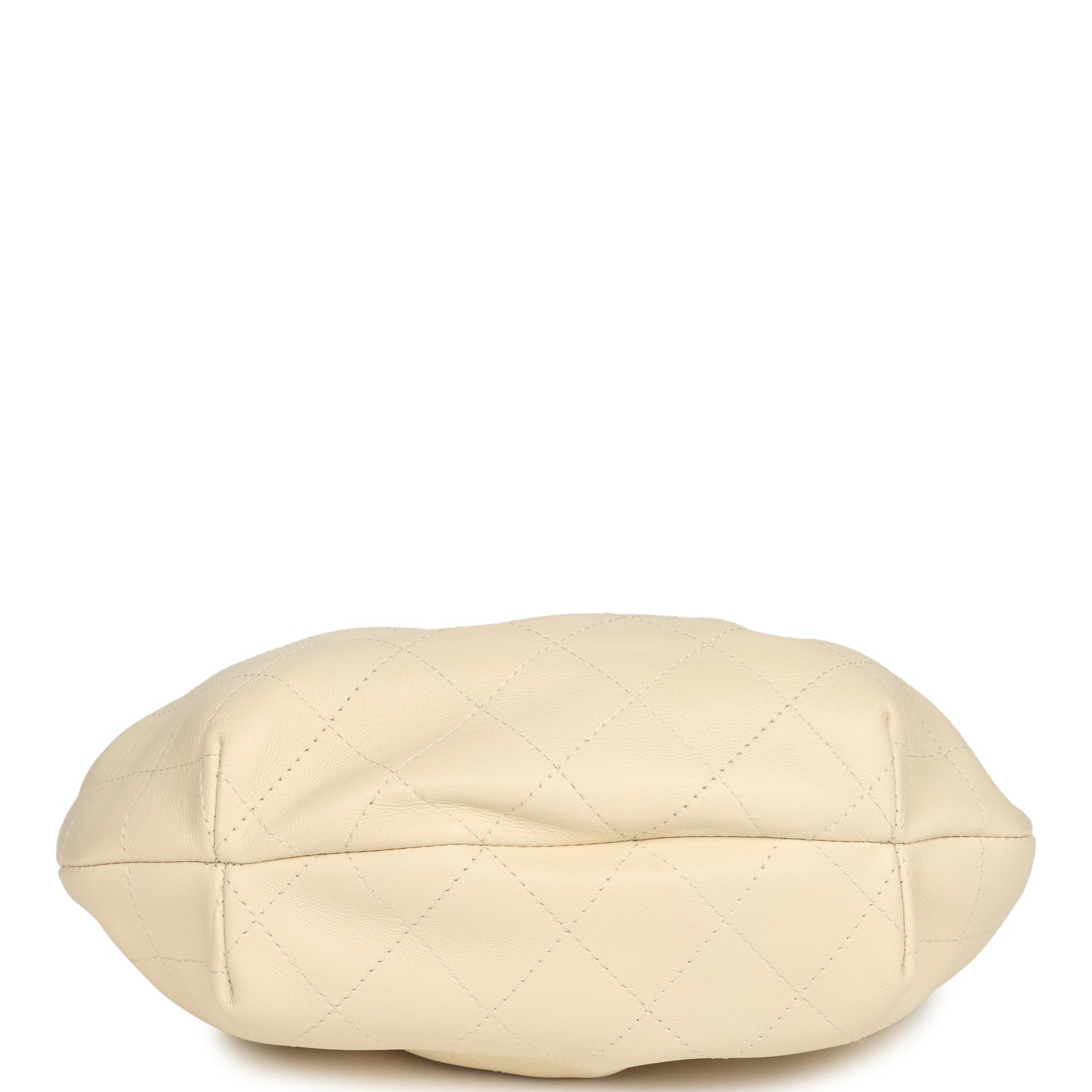 Chanel Small Pouch Light Beige Lambskin Tortoiseshell Hardware