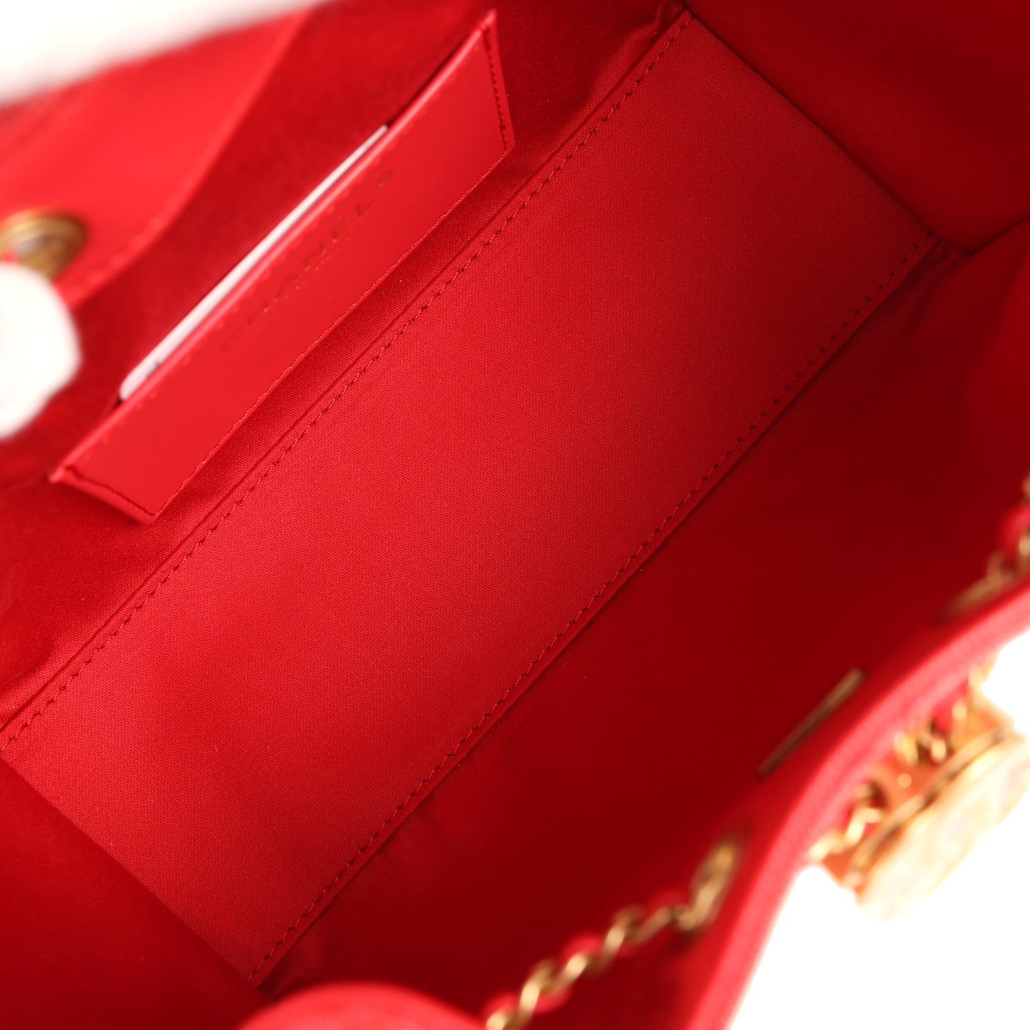 Chanel Mini 25 Hobo Bag Dark Red Caviar Antique Gold Hardware