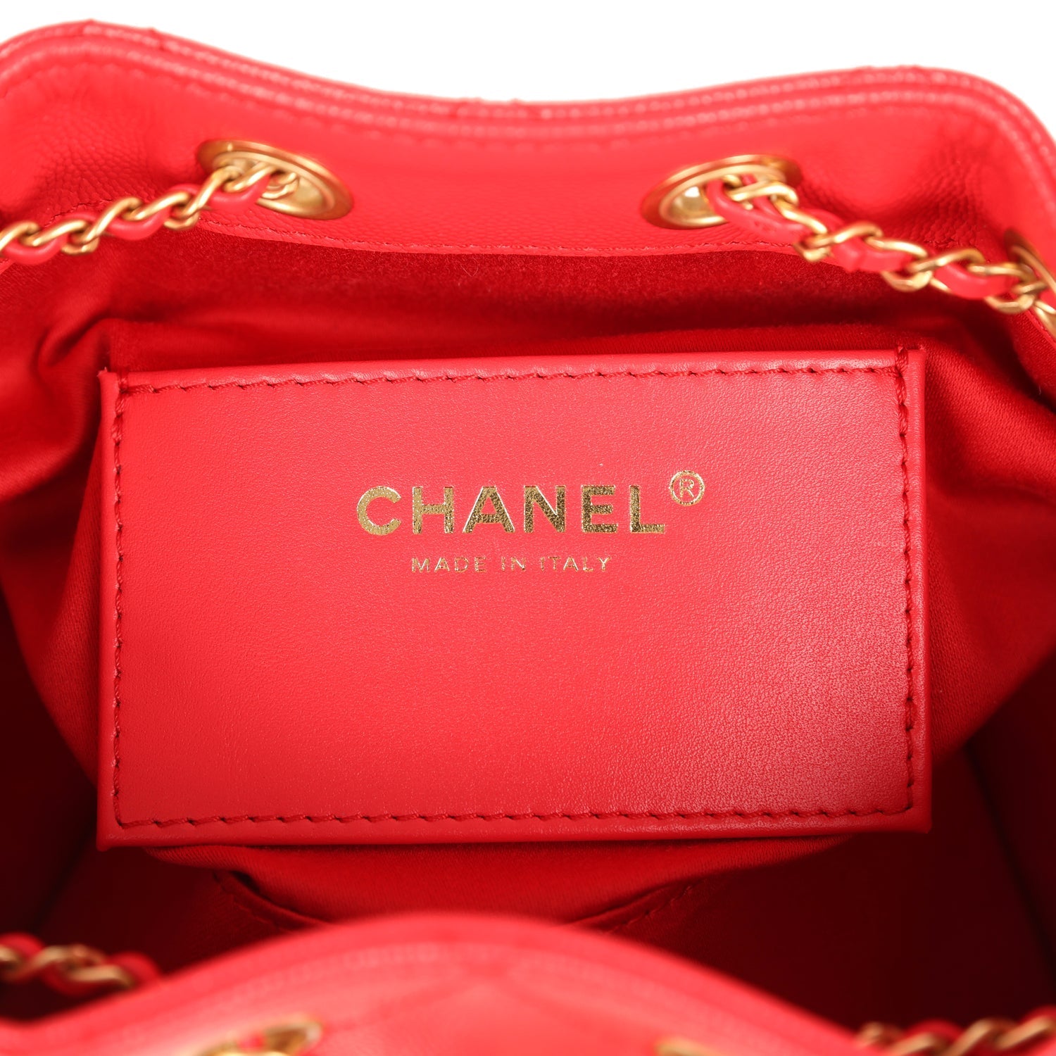 Chanel Mini 25 Hobo Bag Dark Red Caviar Antique Gold Hardware