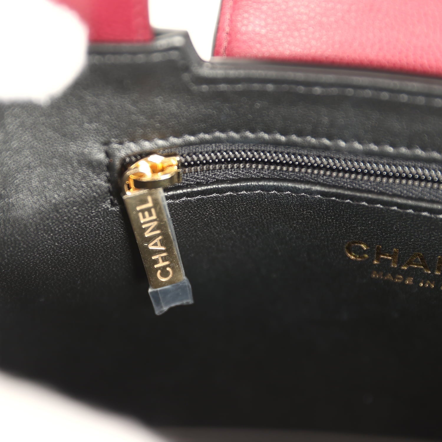 Chanel Small Kelly Shopper Dark Burgundy Caviar Gold Hardware