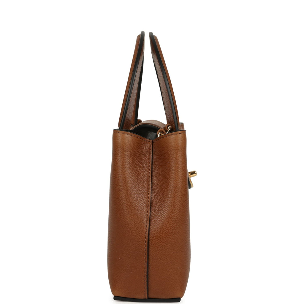 Chanel Small Kelly Shopper Camel Caviar Gold Hardware