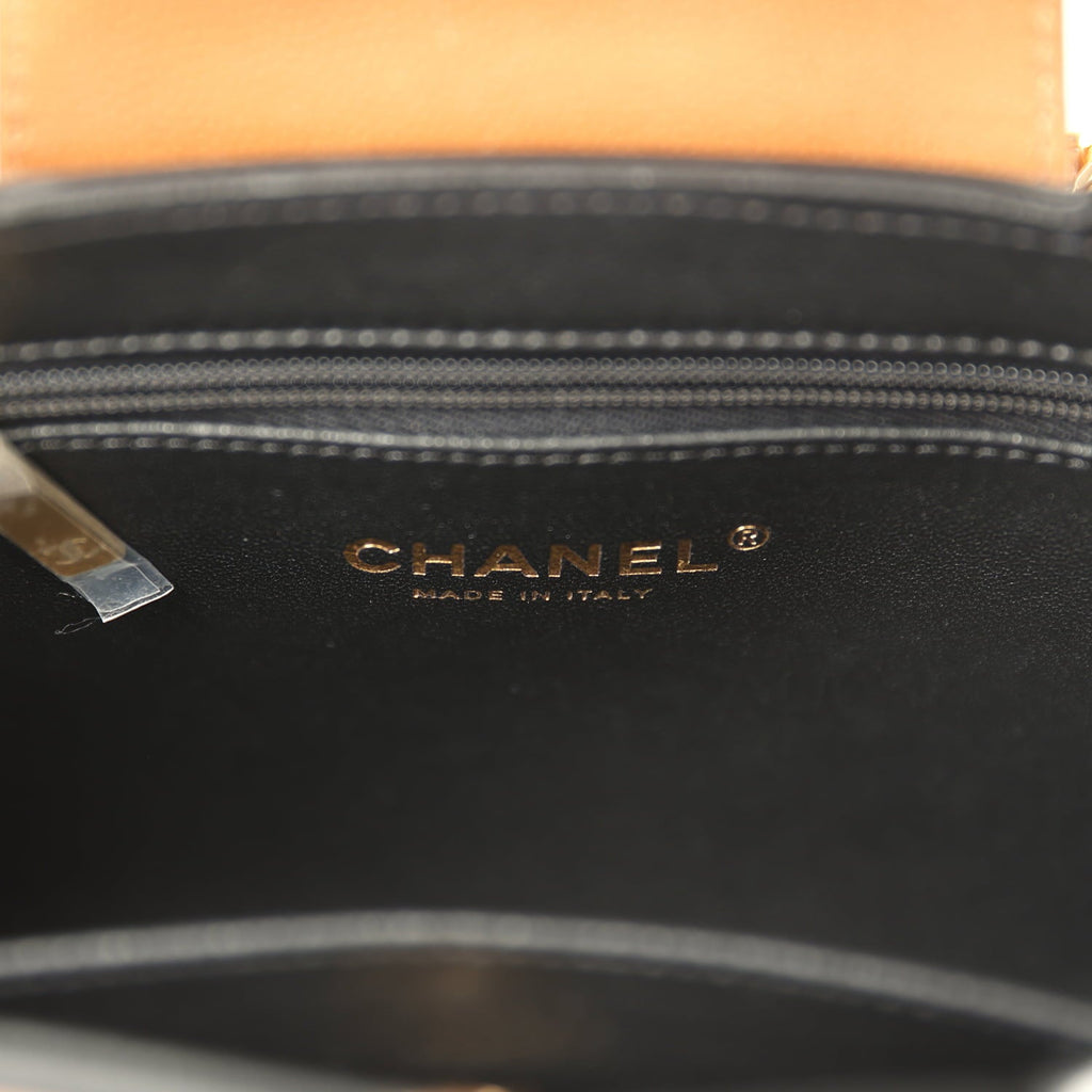 Chanel Small Kelly Shopper Camel Caviar Gold Hardware