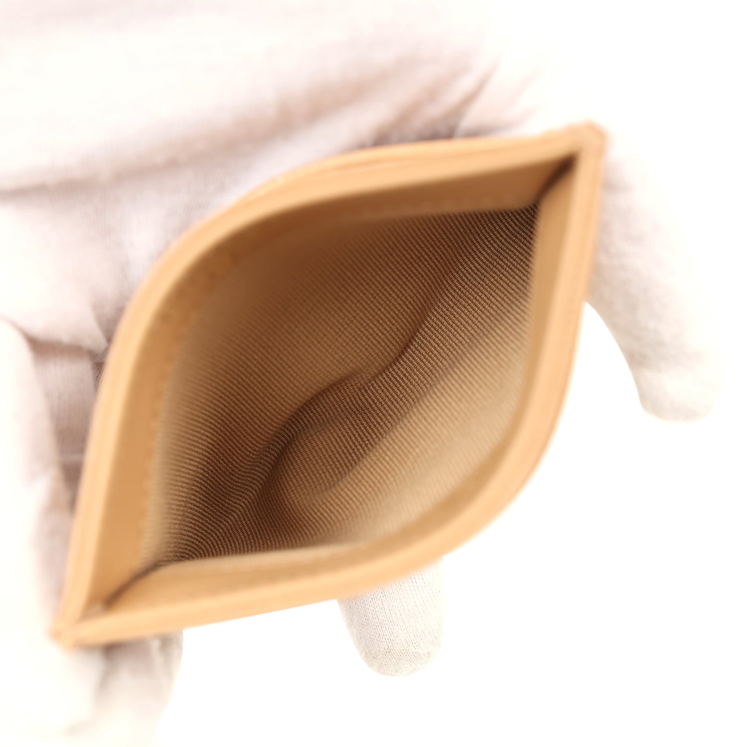 Chanel Classic CC Card Holder Wallet Dark Beige Caviar