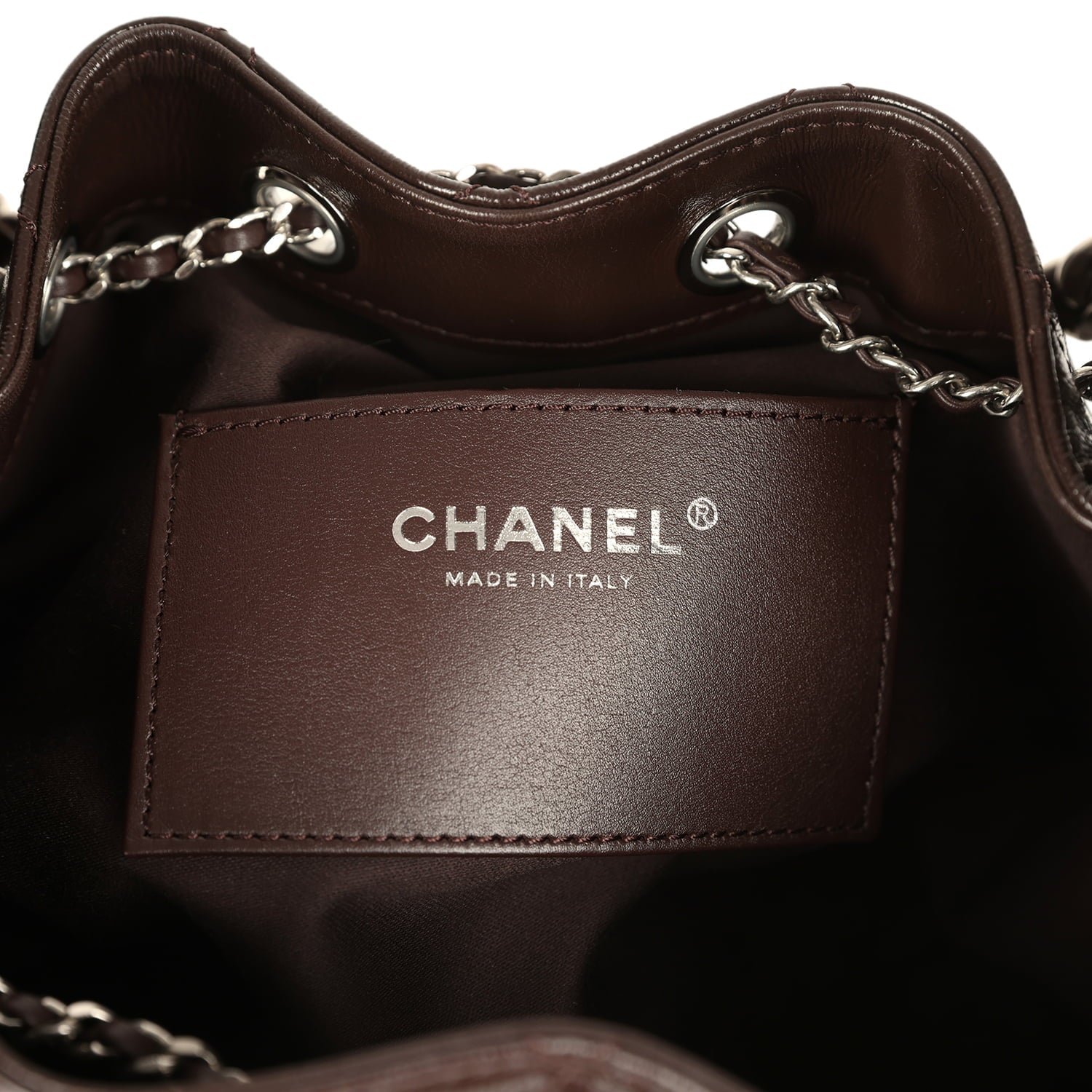 Chanel Small 25 Hobo Bag Dark Brown Shiny Aged Calfskin Silver Hardware