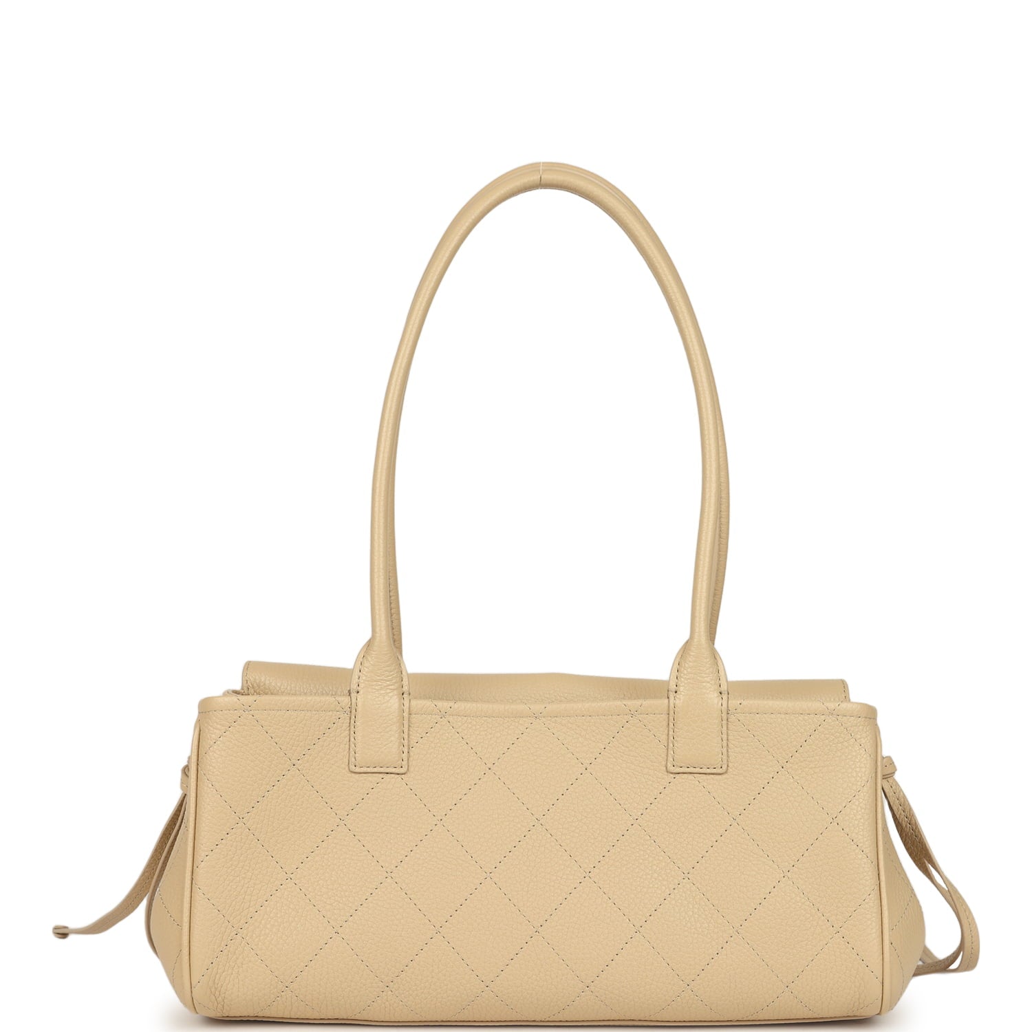 Chanel Small "Urban Essential" East West Shopping Tote Light Beige Caviar Gold Hardware