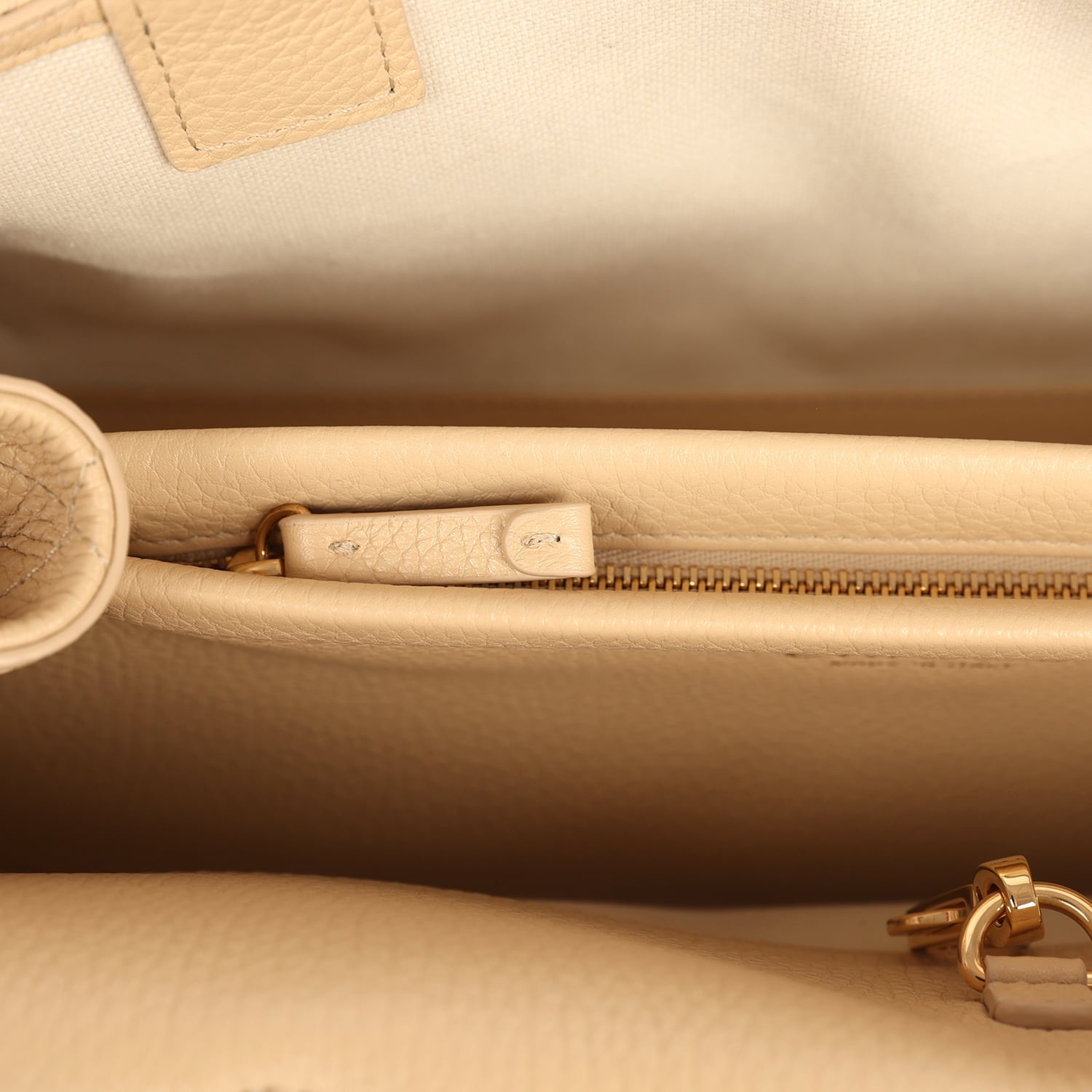 Chanel Small "Urban Essential" East West Shopping Tote Light Beige Caviar Gold Hardware