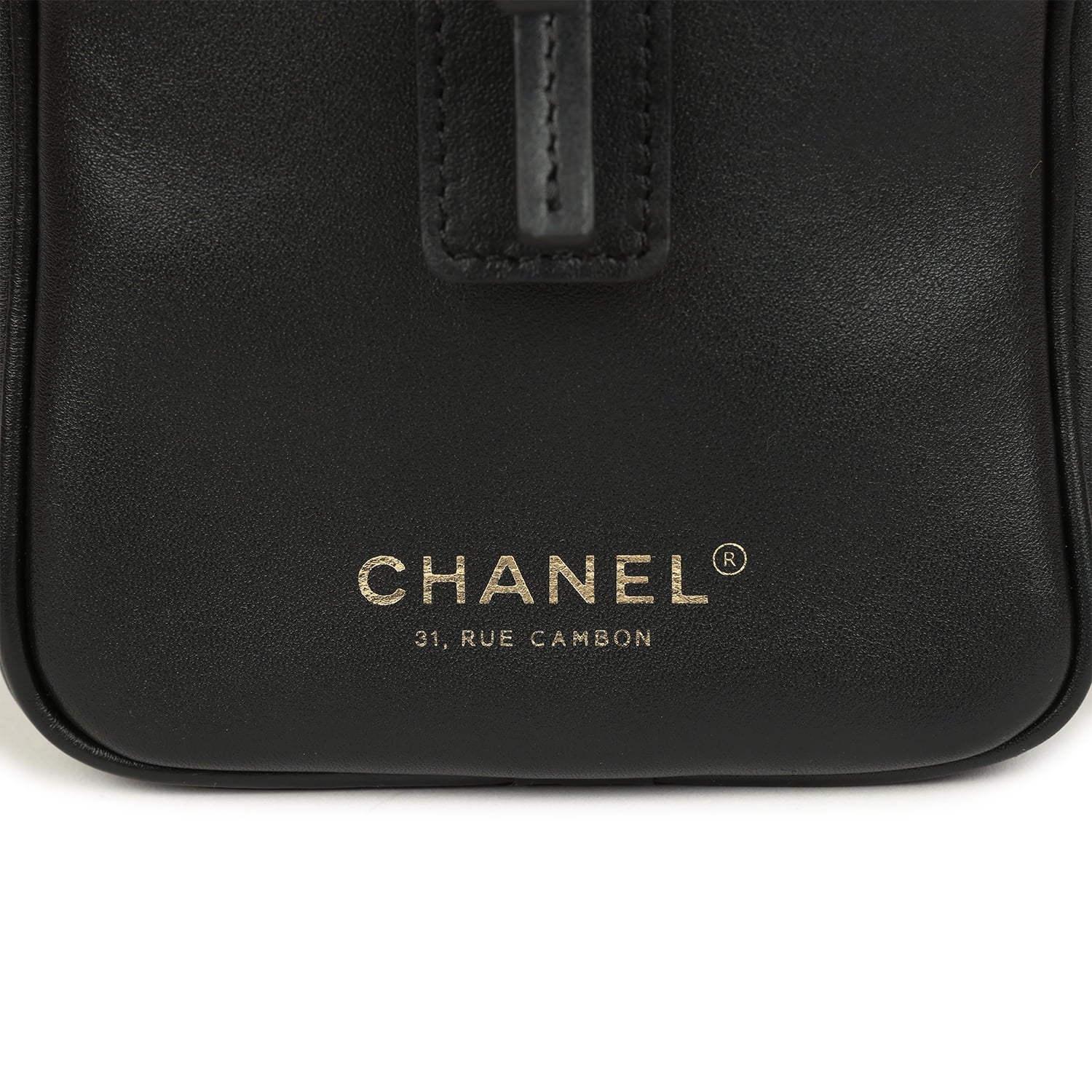Chanel Large "Perfect Bowling" Bag Black Calfskin Gold Hardware