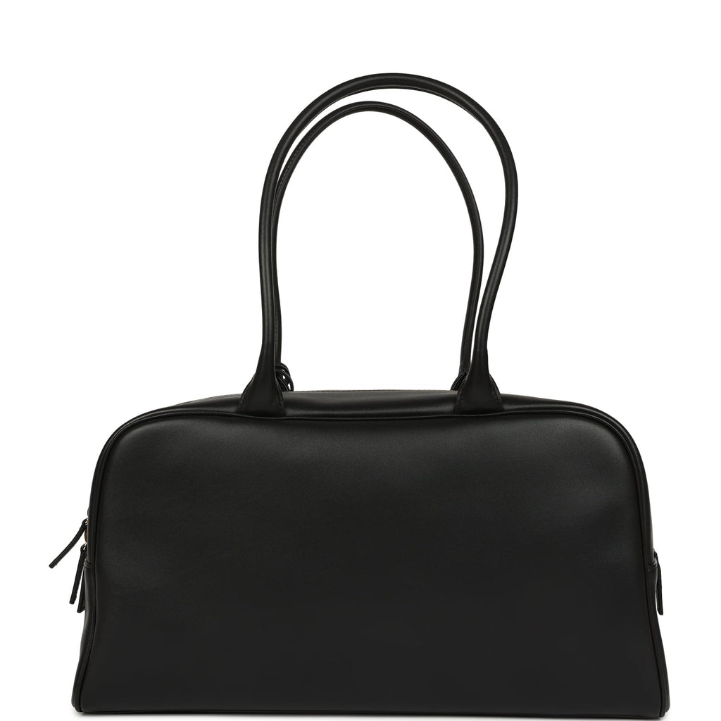 Chanel Large "Perfect Bowling" Bag Black Calfskin Gold Hardware