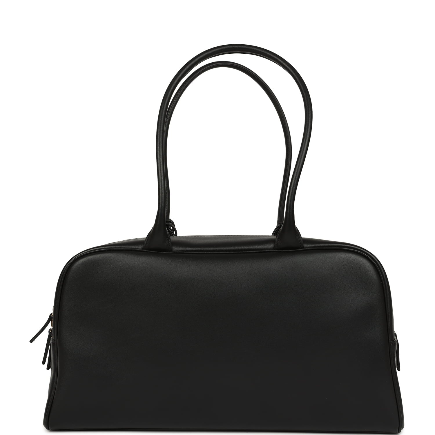 Chanel Large "Perfect Bowling" Bag Black Calfskin Gold Hardware