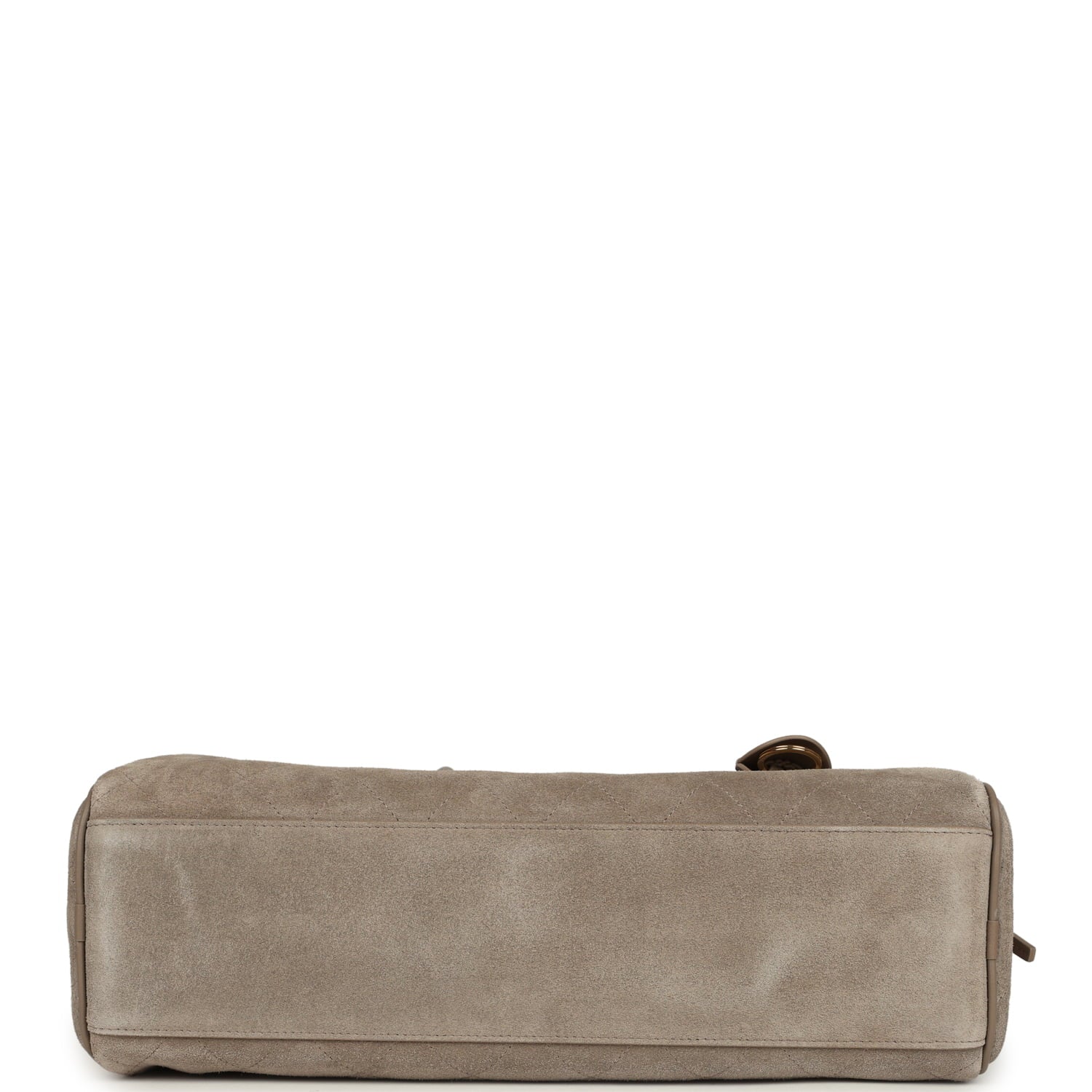 Chanel Large "Perfect Bowling" Bag Dark Beige Gold Hardware