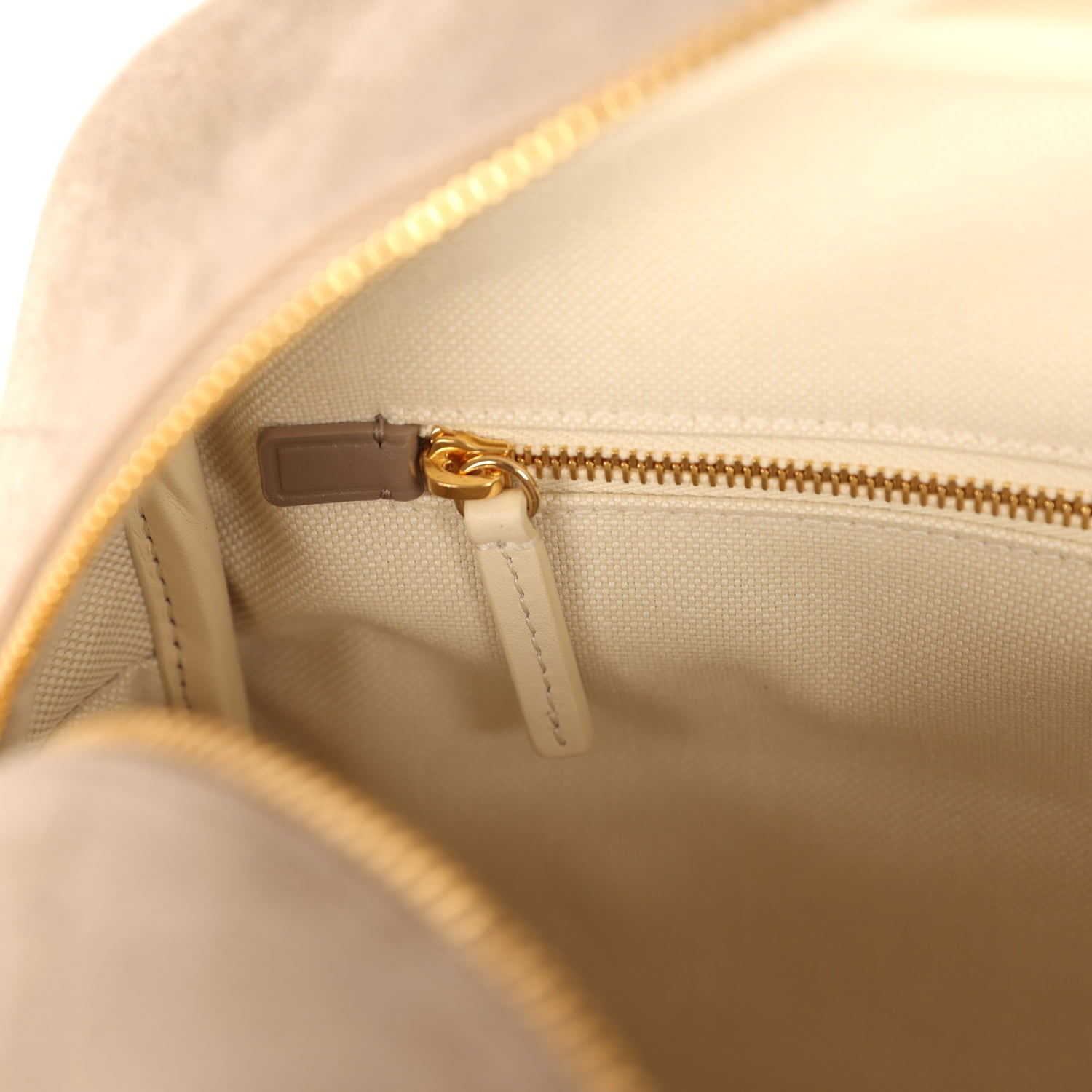 Chanel Large "Perfect Bowling" Bag Dark Beige Gold Hardware