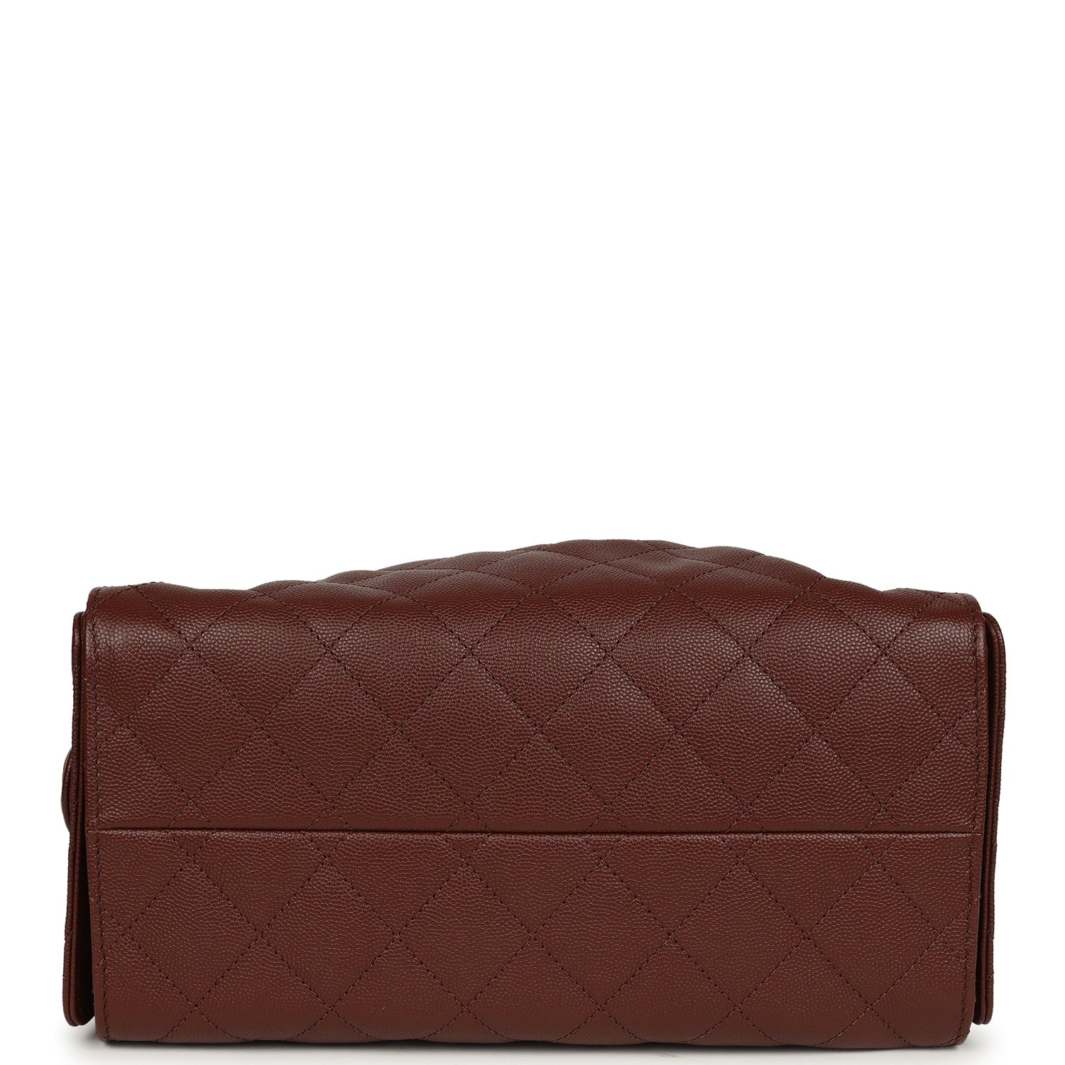 Chanel Small 25 Hobo Bag Brown Caviar Antique Gold Hardware