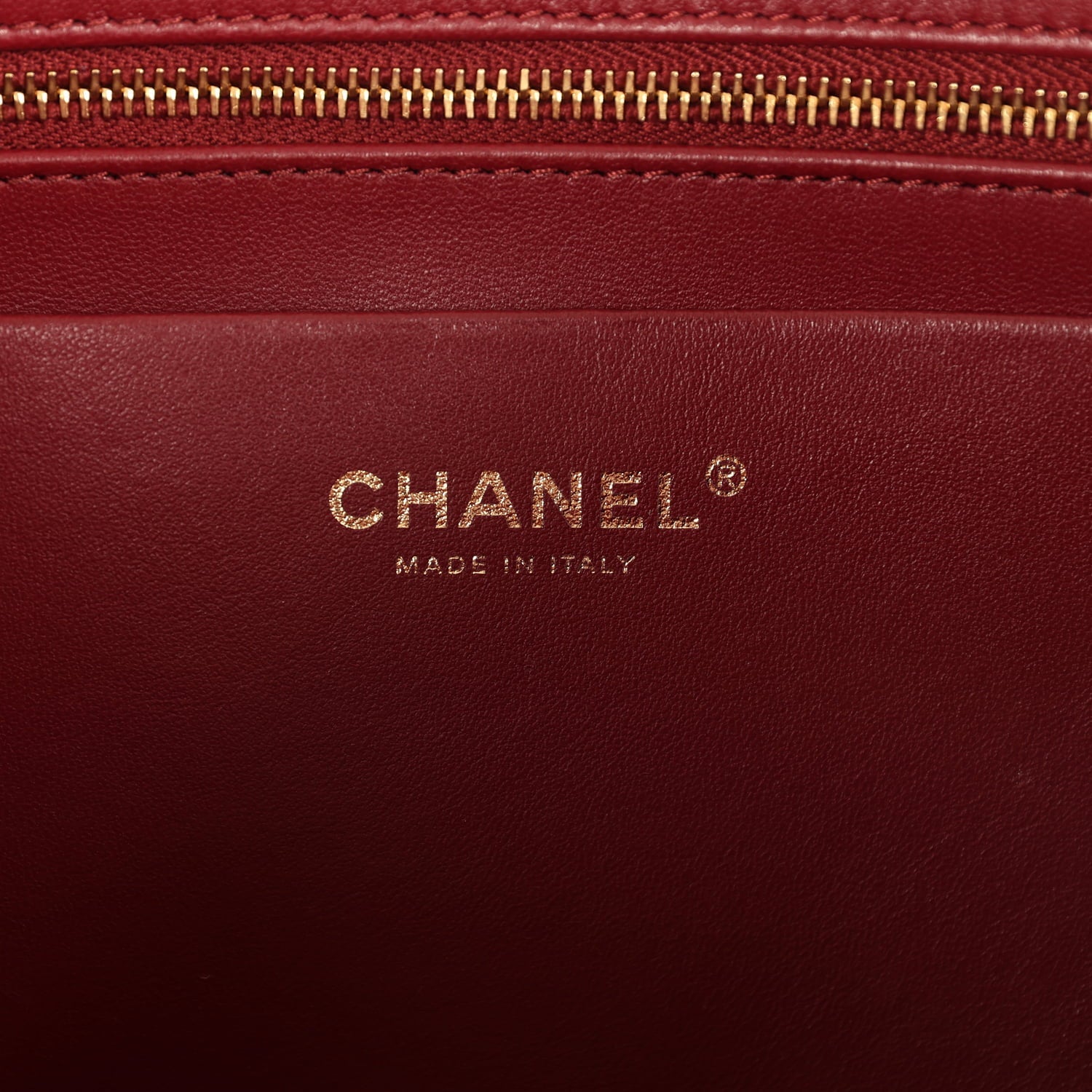 Chanel Large "Eyes on You" CC Shopping Bag Light Blue Lambskin Gold Hardware