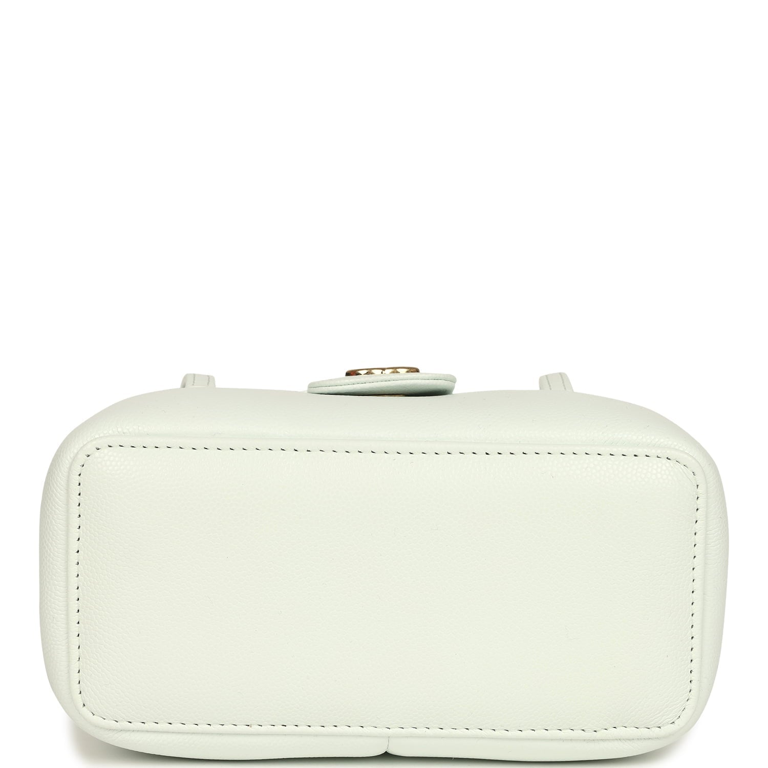 Chanel Preppy Coco Long Vanity with Straps Light Blue Shiny Caviar Brushed Gold Hardware