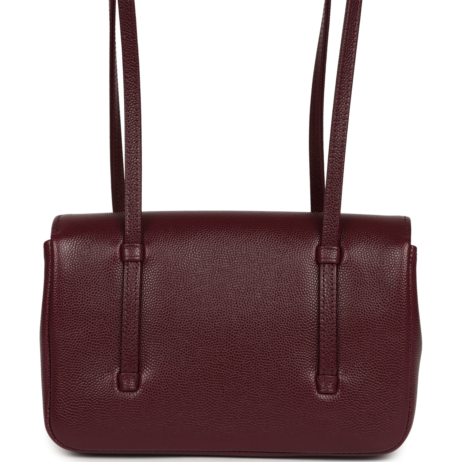 Chanel Mini Preppy Coco Clutch with Straps Dark Burgundy Shiny Caviar Brushed Gold Hardware