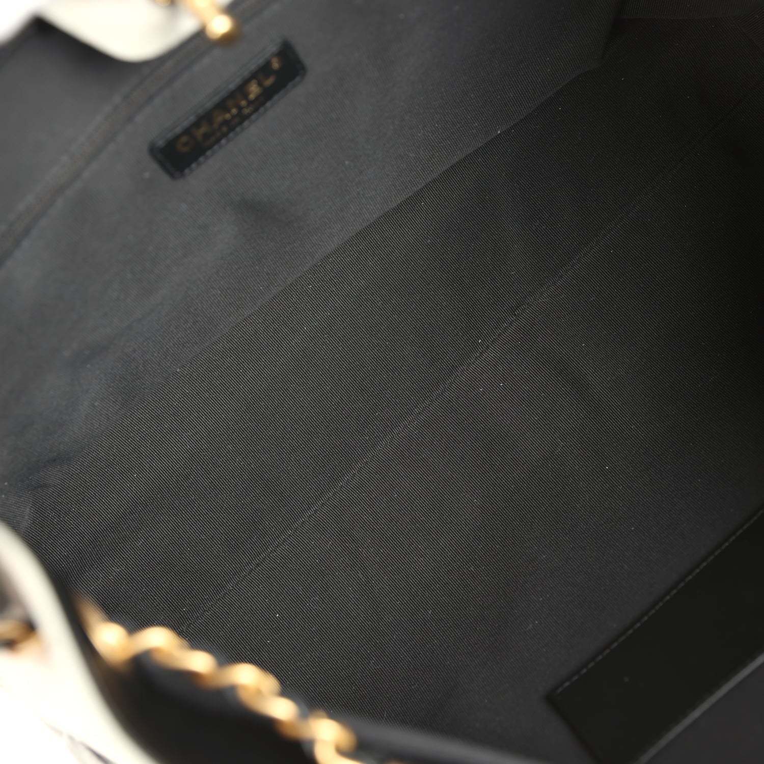 Chanel Small Coco Base Hobo Bag Grey Suede and Black Shiny Lambskin Brushed Gold Hardware