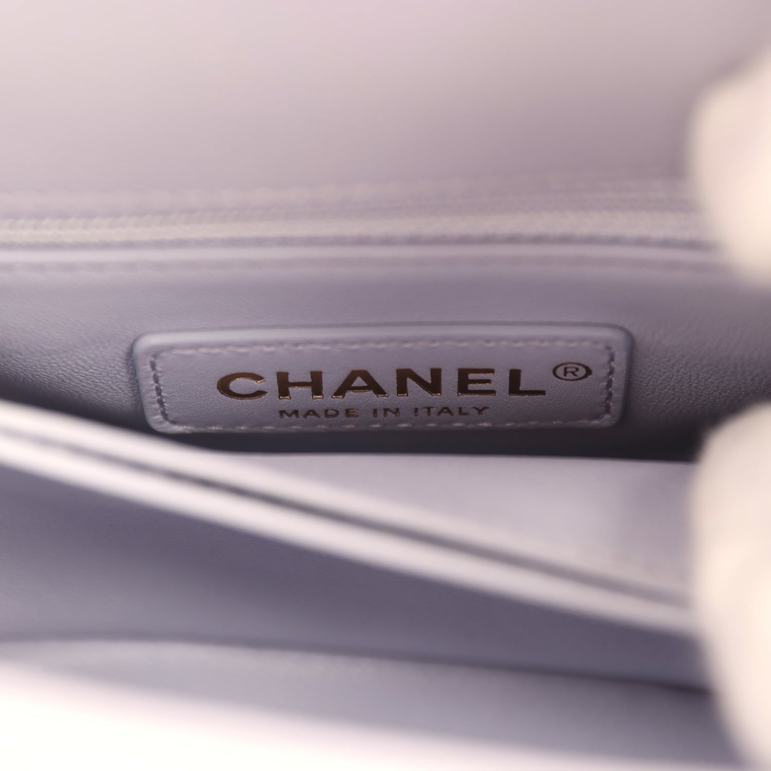 Chanel Micro Coco Top Handle Flap Light Purple Shiny Caviar Light Gold Hardware