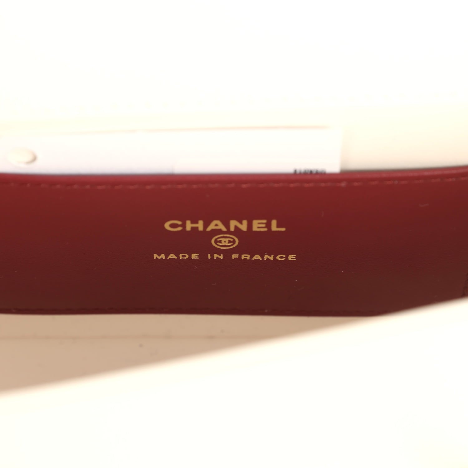 Chanel Mini Preppy Coco Clutch with Straps White Shiny Caviar Brushed Gold Hardware