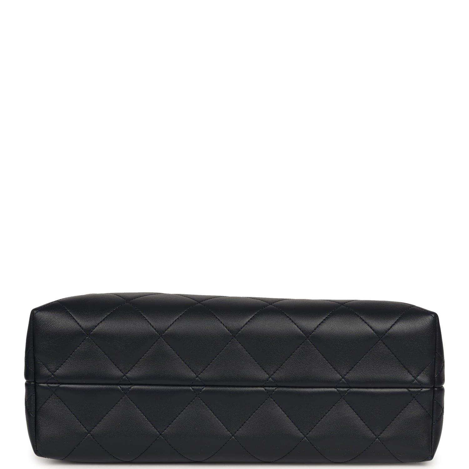 Chanel Small Coco Base Hobo Bag Blue Denim Tweed and Navy Blue Shiny Lambskin Gold Hardware