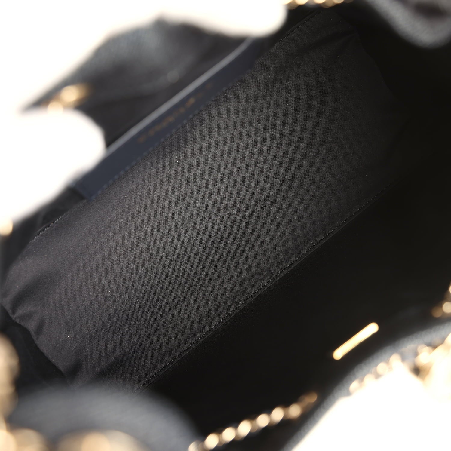 Chanel Small 25 Hobo Bag Dark Blue Denim Light Gold Hardware