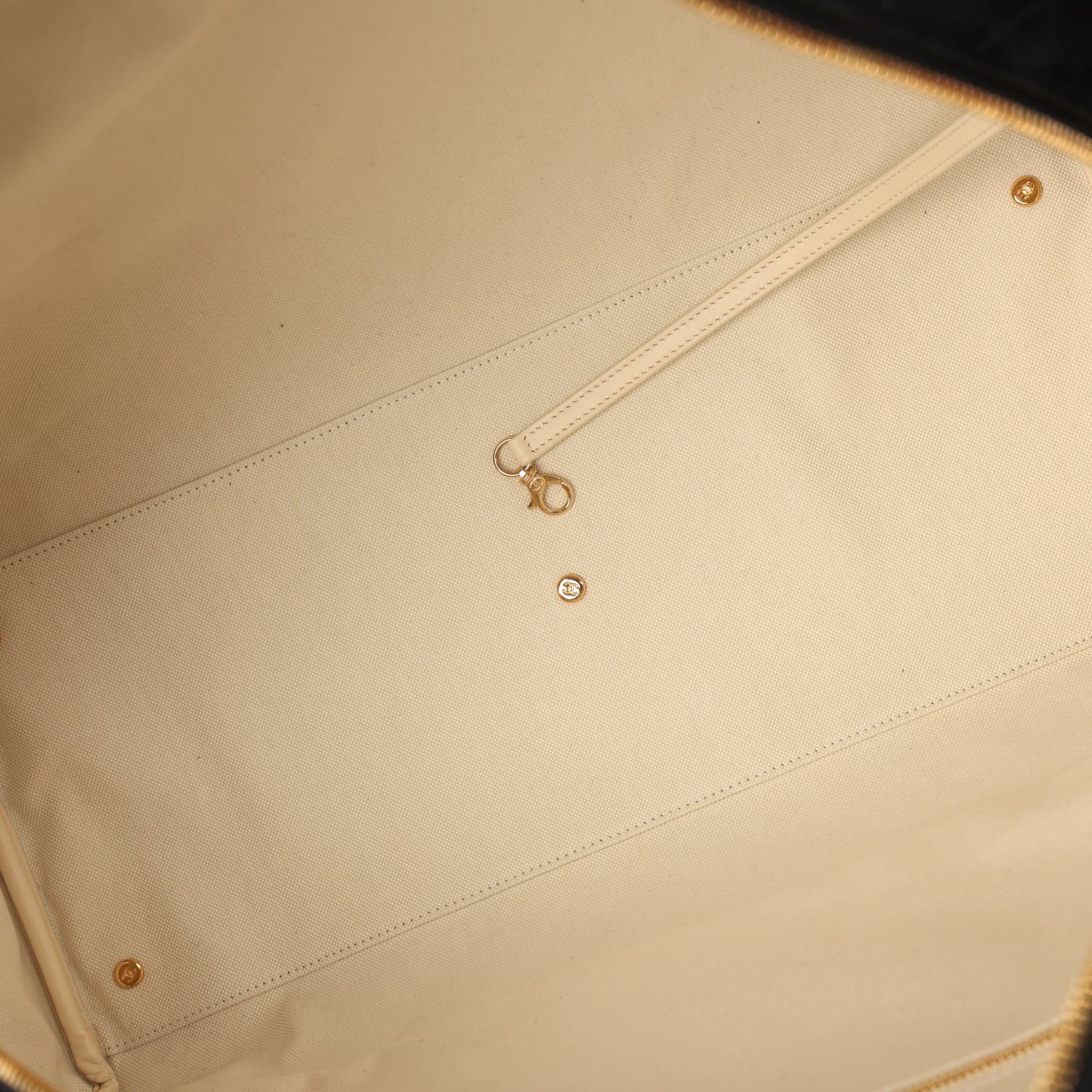 Chanel Maxi "Perfect Bowling" Bag Black Suede Gold Hardware