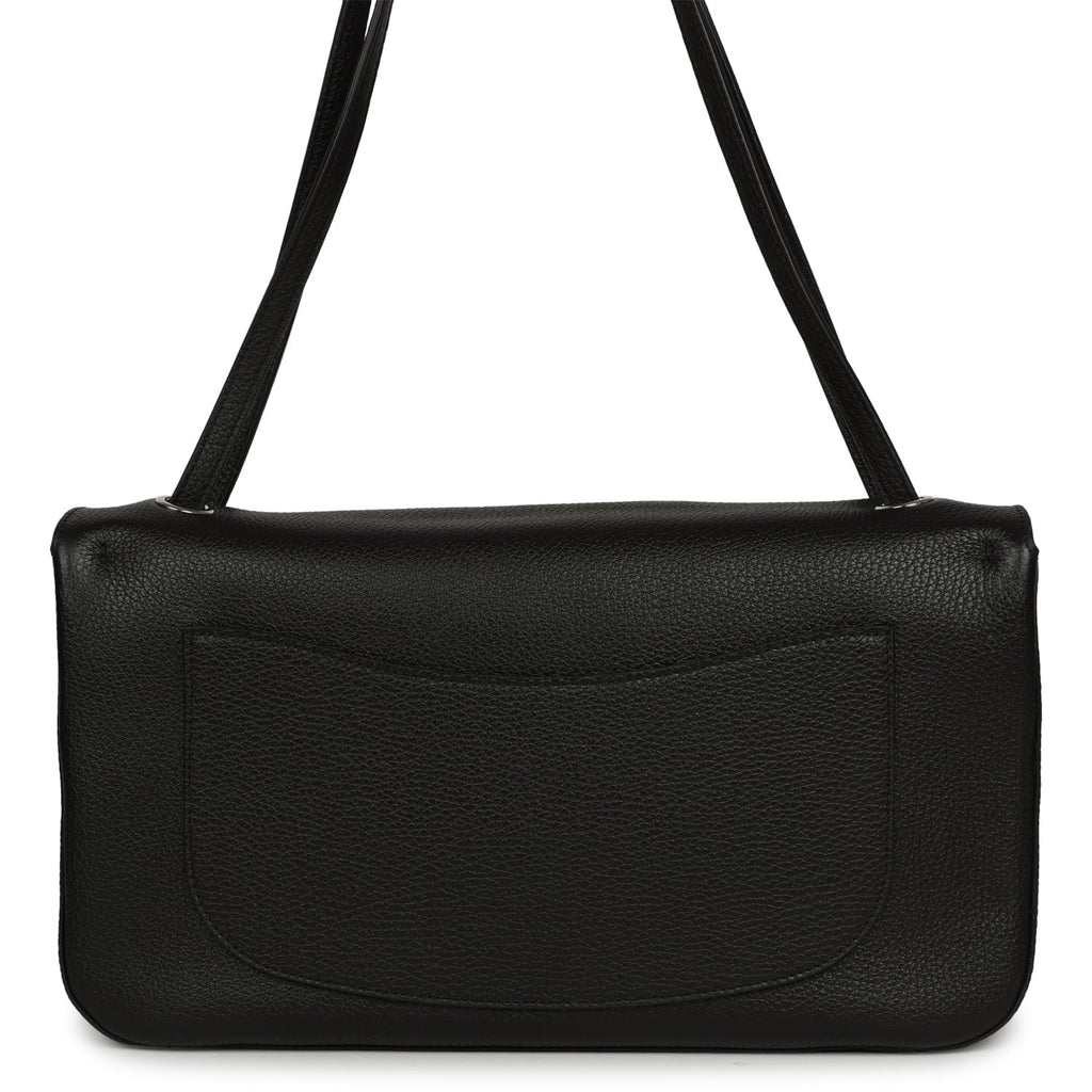 Chanel Maxi "Souplissimo" Small Flap Bag Black Caviar Silver Hardware
