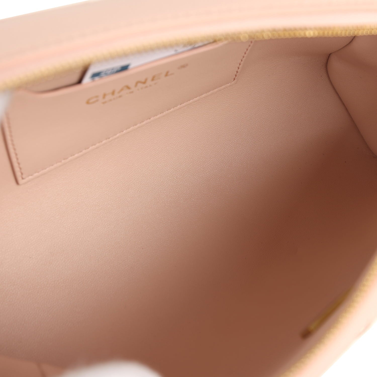 Chanel Small Bowling Clutch with Chain Straps Pink Shiny Caviar Light Gold Hardware