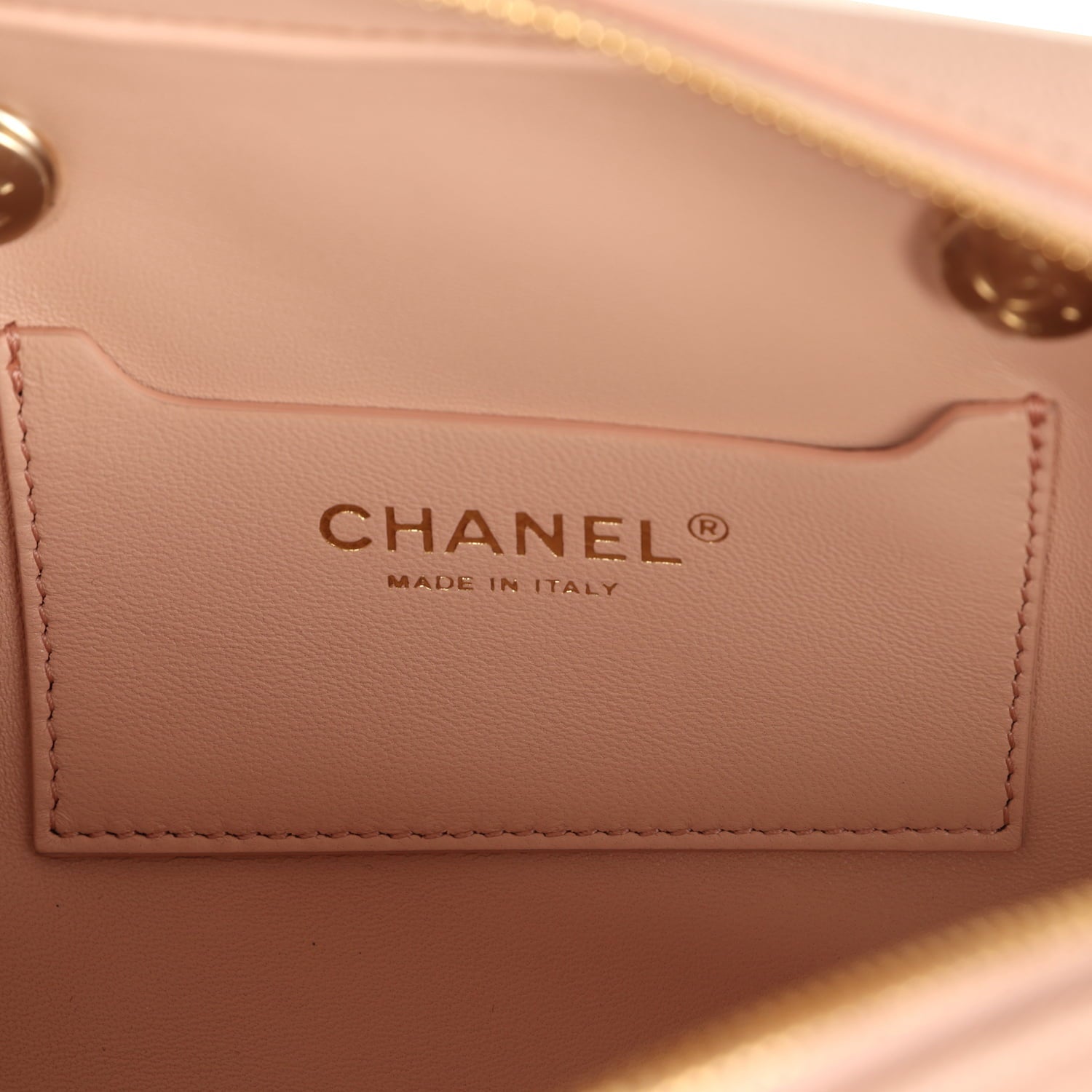 Chanel Small Bowling Clutch with Chain Straps Pink Shiny Caviar Light Gold Hardware