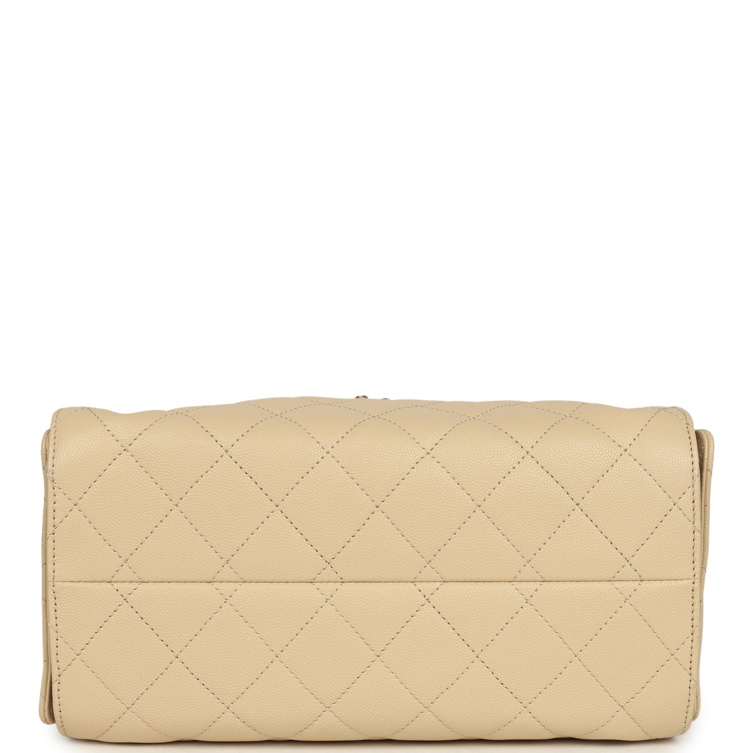 Chanel Small 25 Hobo Bag Light Beige Caviar Antique Gold Hardware