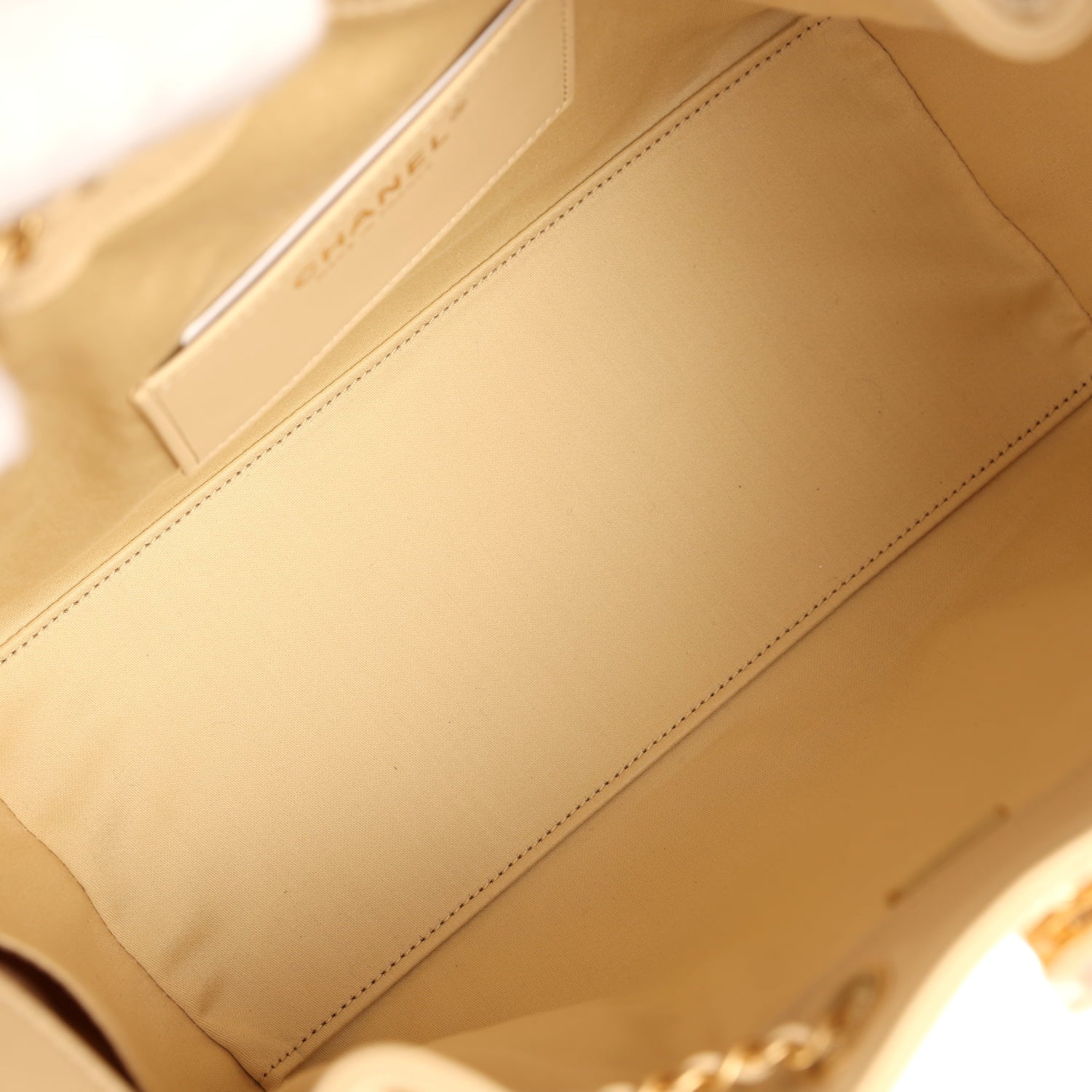 Chanel Small 25 Hobo Bag Light Beige Caviar Antique Gold Hardware
