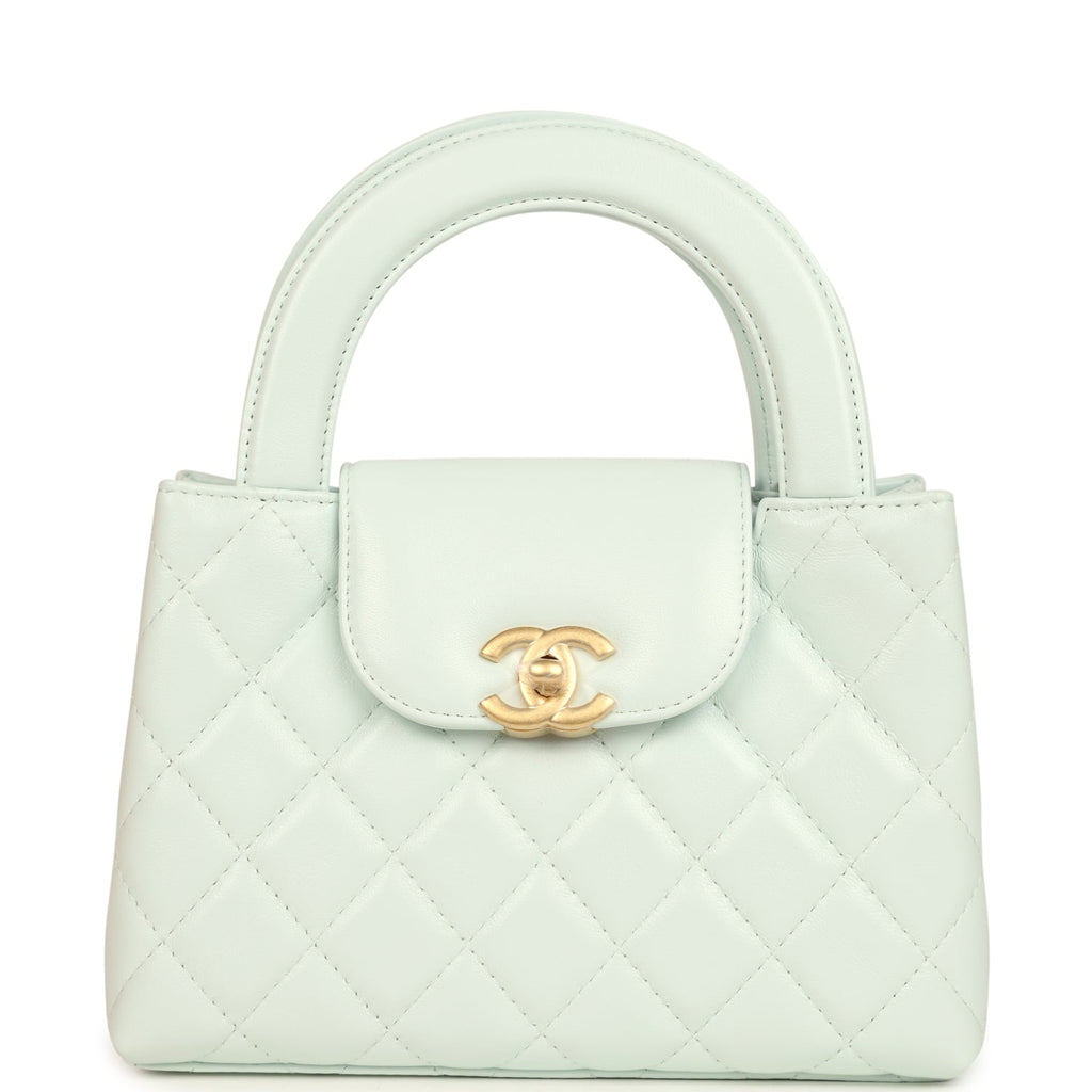 Chanel Small Kelly Shopper New Shiny Lambskin Brushed Gold Hardware