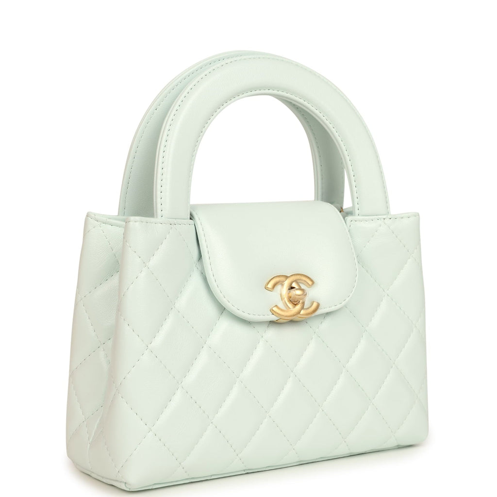 Chanel Small Kelly Shopper New Shiny Lambskin Brushed Gold Hardware