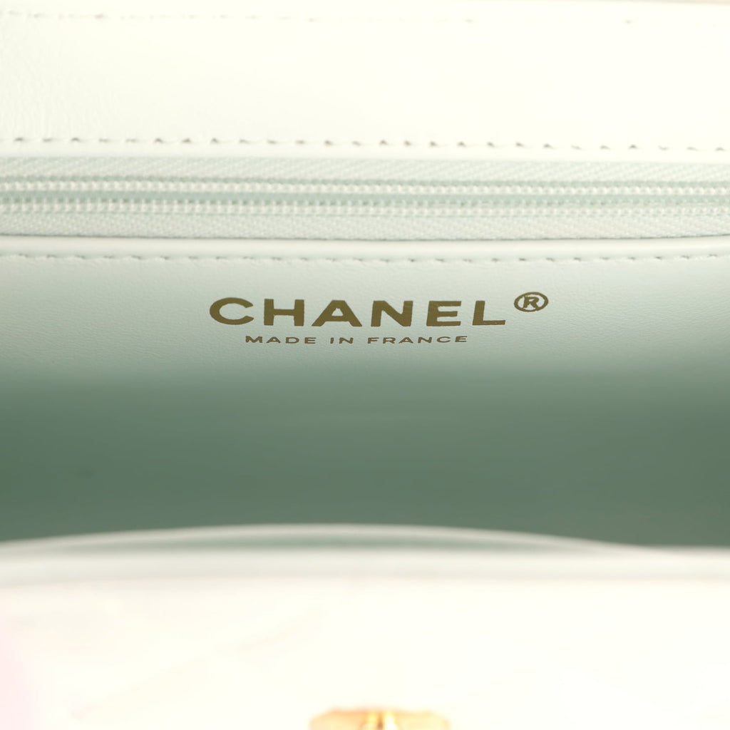 Chanel Small Kelly Shopper New Shiny Lambskin Brushed Gold Hardware
