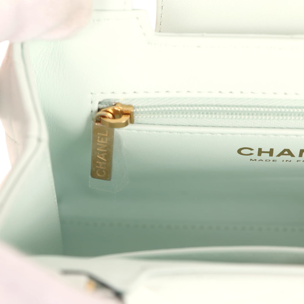 Chanel Small Kelly Shopper New Shiny Lambskin Brushed Gold Hardware