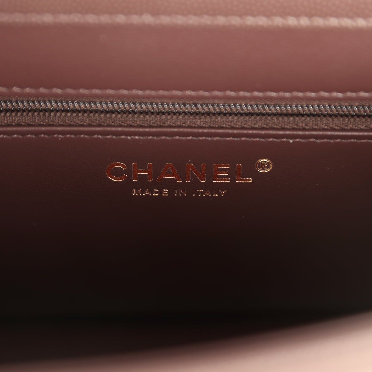 Chanel Small Preppy Coco Flap Bag Dark Brown Shiny Caviar Brushed Gold Hardware