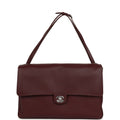 Chanel Maxi "Souplissimo" Large Flap Bag Dark Burgundy Caviar Silver Hardware