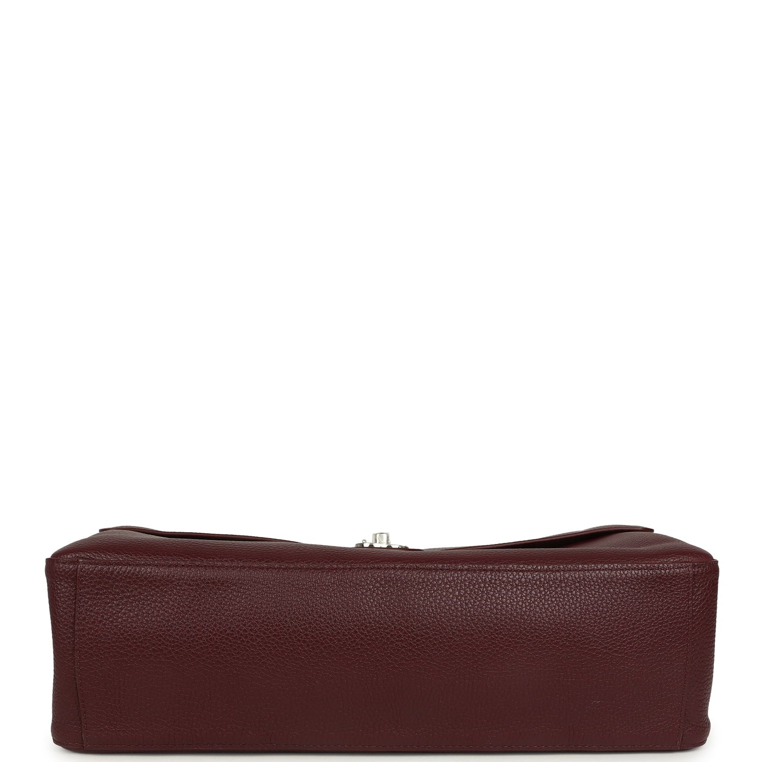 Chanel Maxi "Souplissimo" Large Flap Bag Dark Burgundy Caviar Silver Hardware