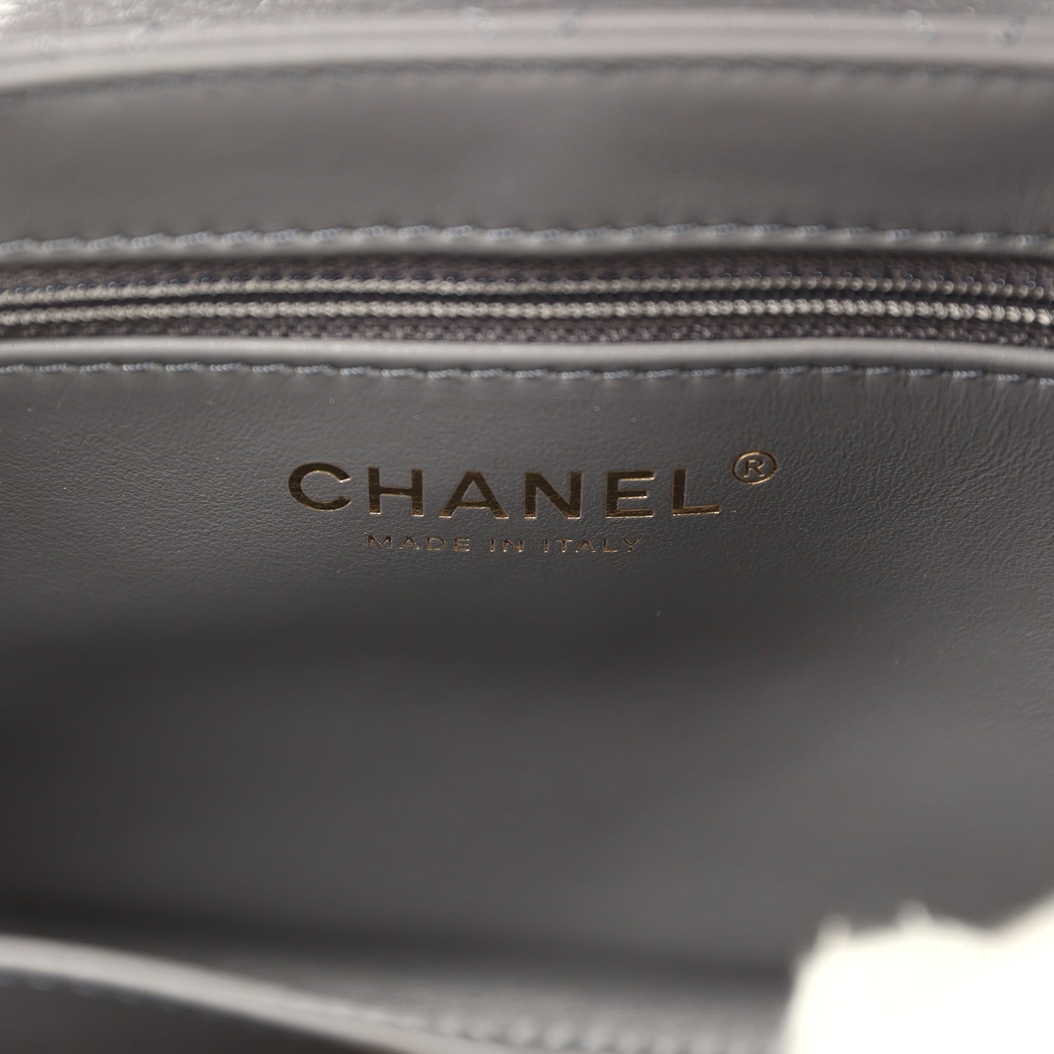 Chanel Small Kelly Shopper Grey Shiny Aged Calfskin Brushed Gold Hardware