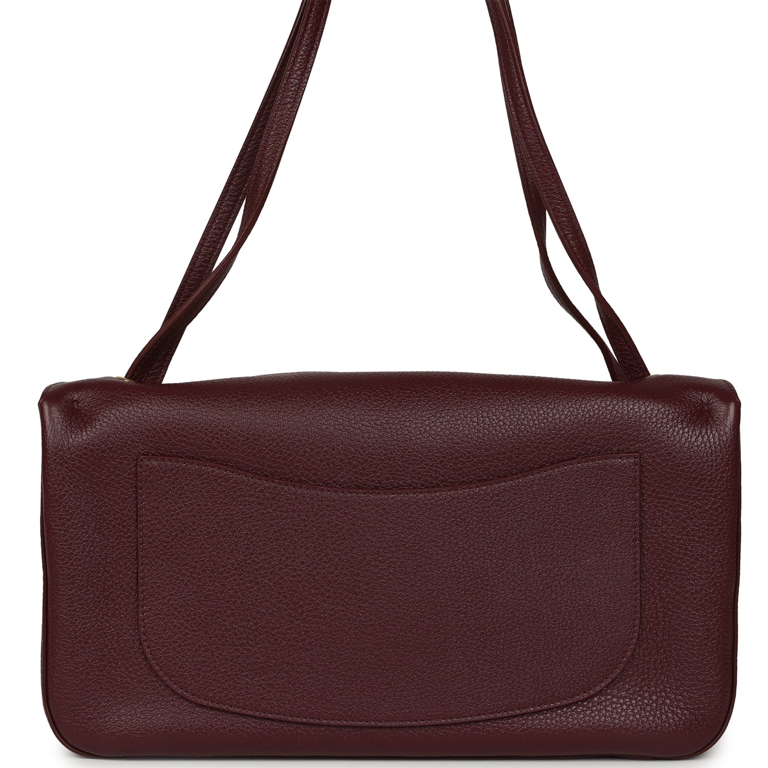 Chanel Maxi "Souplissimo" Small Flap Bag Burgundy Caviar Gold Hardware