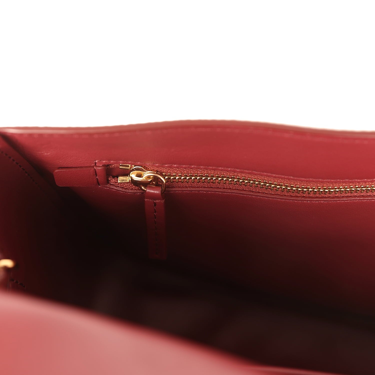 Chanel Maxi "Souplissimo" Small Flap Bag Burgundy Caviar Gold Hardware