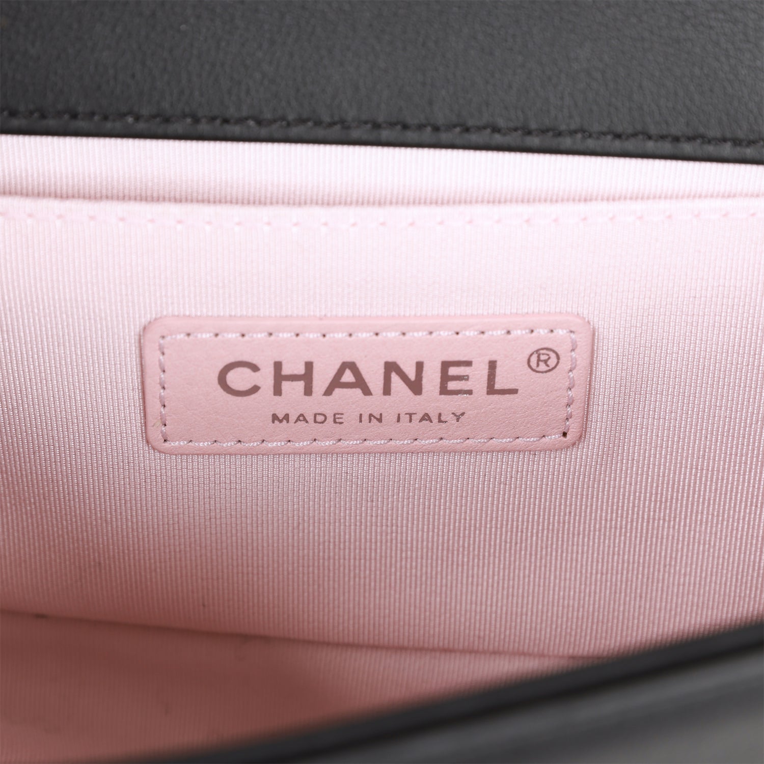 Chanel Small Boy Bag Black Calfskin and Pearl Silver Hardware