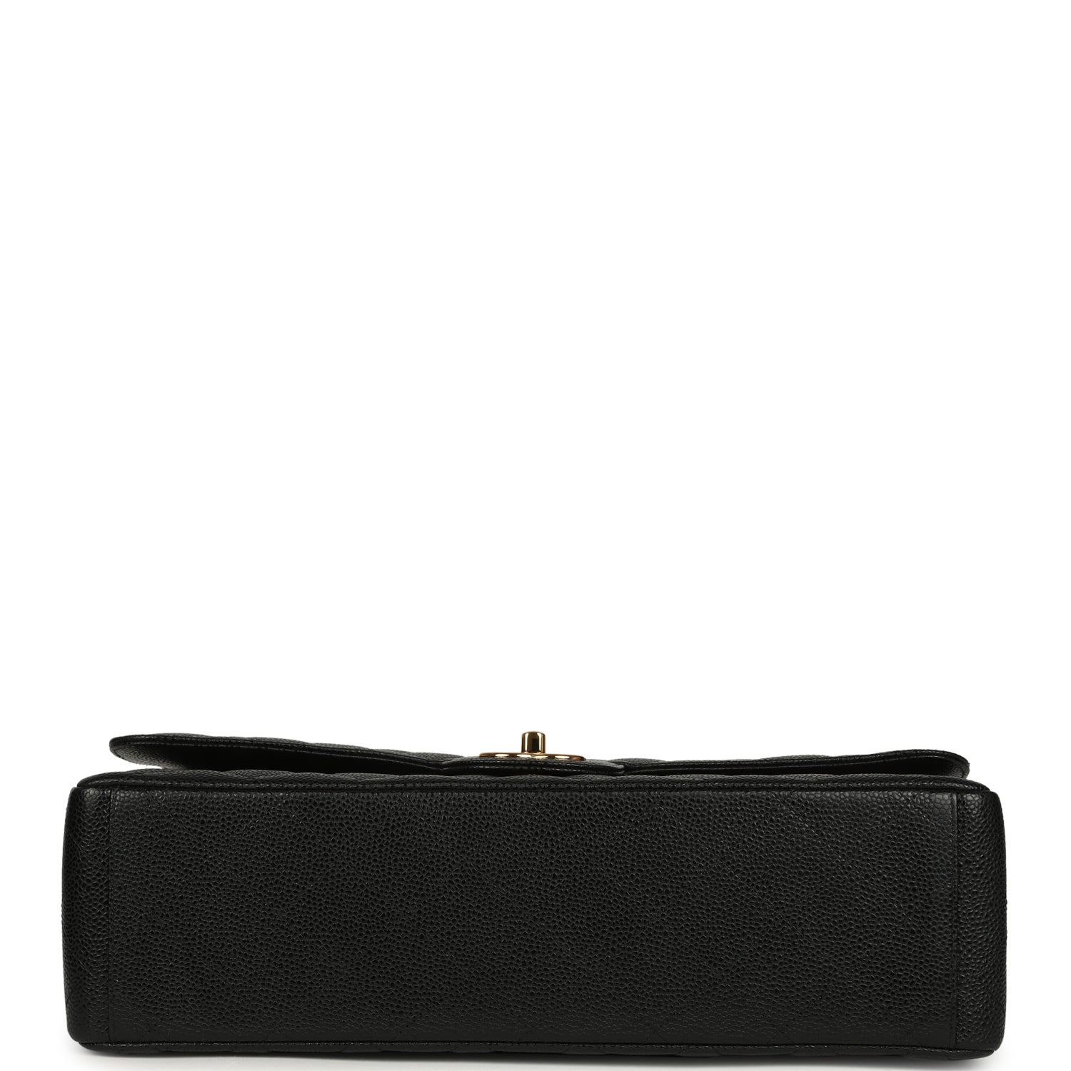 Chanel Maxi Classic Double Flap Bag Black Caviar Gold Hardware