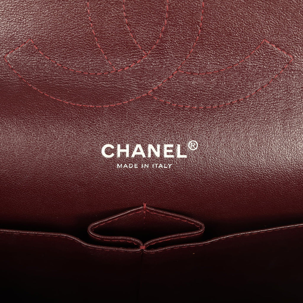 Chanel Jumbo Classic Double Flap Bag Black Caviar Silver Hardware