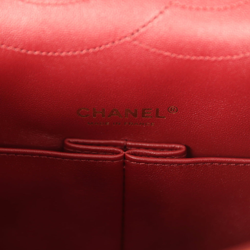 Chanel Maxi "Crush" Reissue 225 2.55 Double Flap Bag Camel Patinated Calfskin Gold Hardware