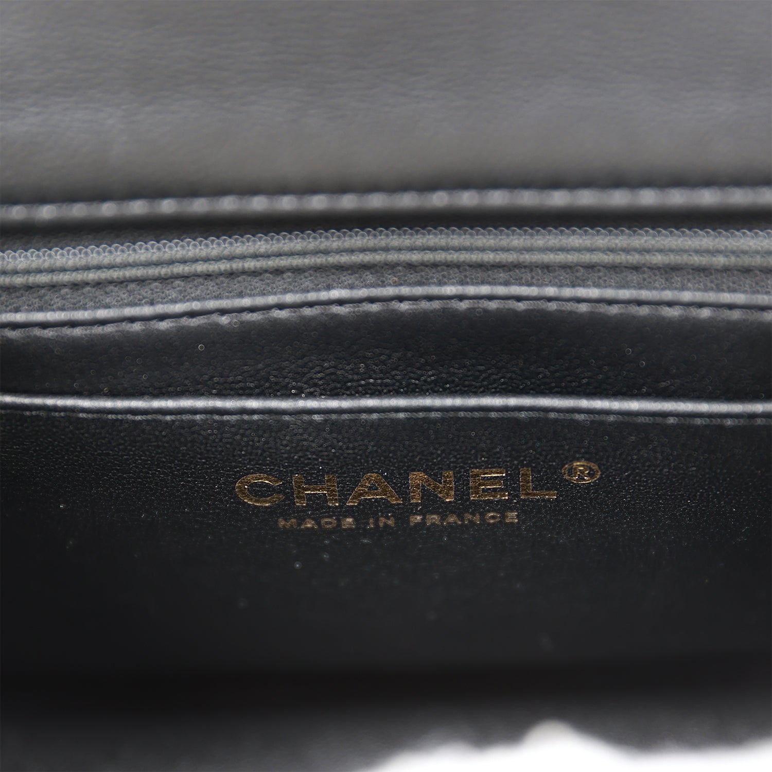 Chanel Monaco Mini Square Flap Bag Black Lambskin Light Gold Hardware