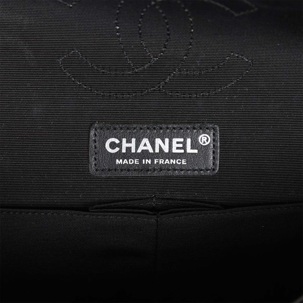 Pre-owned Chanel Medium Classic Double Flap Multicolor Tweed Silver Hardware