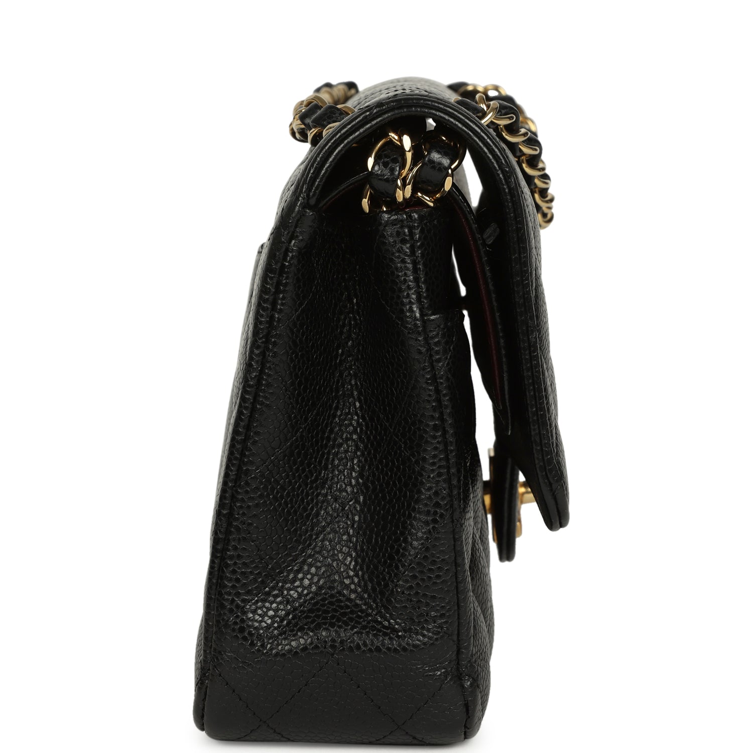 Chanel Medium Classic Double Flap Black Caviar Gold Hardware