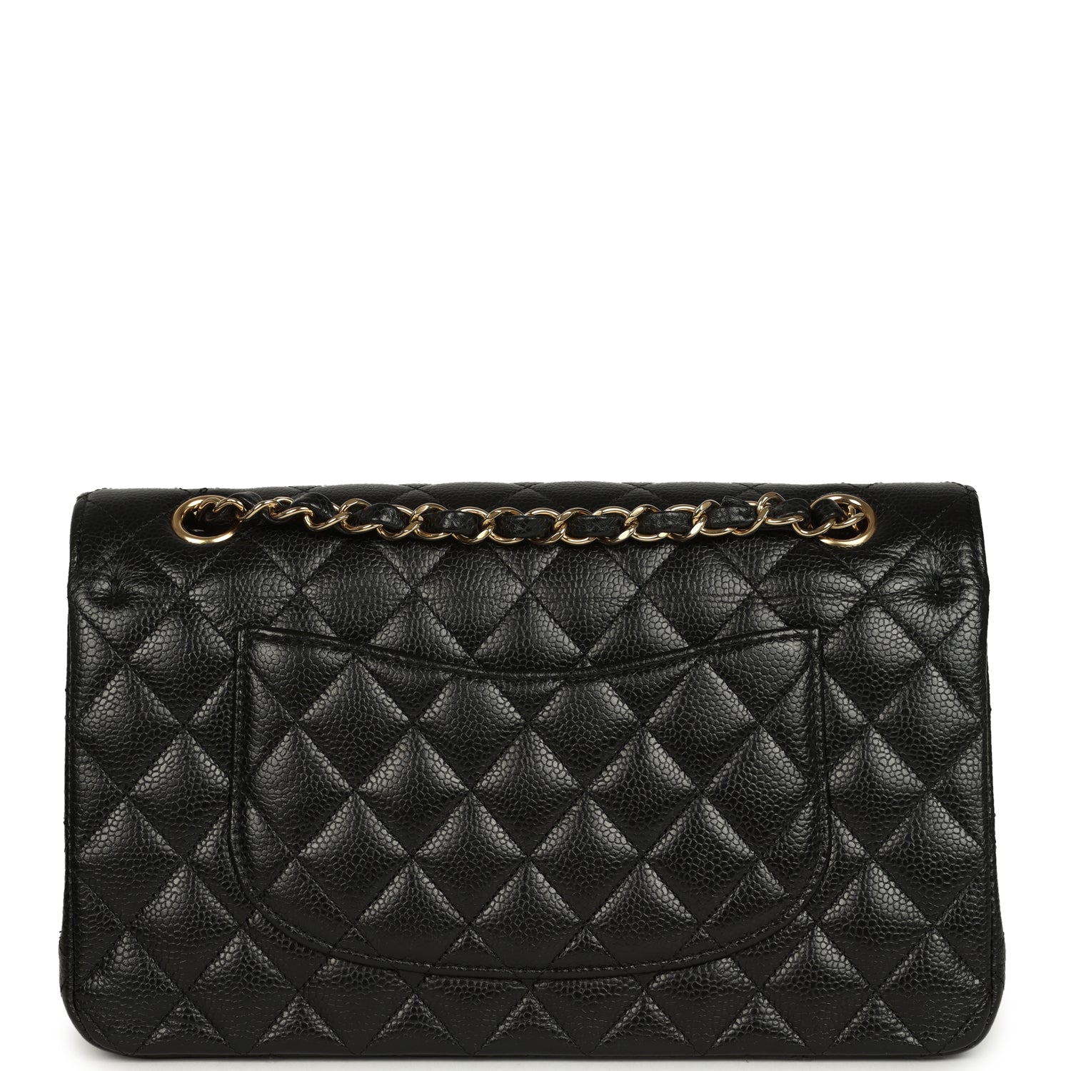 Chanel Medium Classic Double Flap Black Caviar Gold Hardware